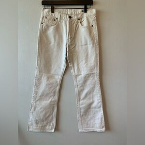 Miu Miu winter white boot cut jeans size 30